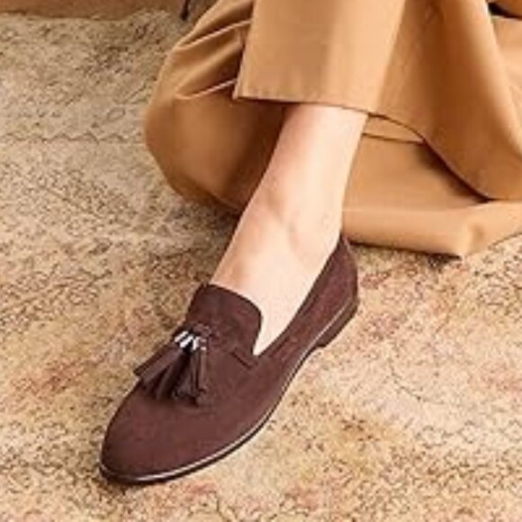 Franco Sarto Women's Hickory Brown Hartlie Loafer - Picture 1 of 6